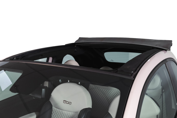 Fiat 500C 1.0 Hybrid Star Org. NL. | Bianco Stella | Cabrio | Cruise | PDC | NAV | ECC | DAB | LM 15" |