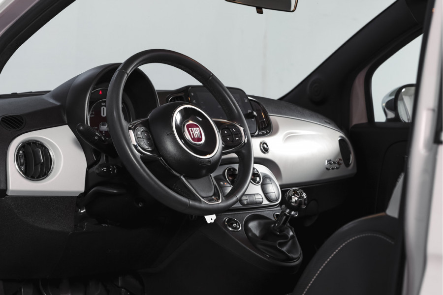 Fiat 500C 1.0 Hybrid Star Org. NL. | Bianco Stella | Cabrio | Cruise | PDC | NAV | ECC | DAB | LM 15" |