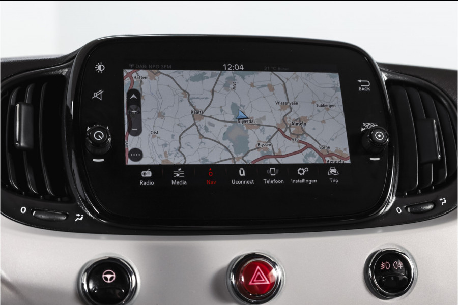 Fiat 500C 1.0 Hybrid Star Org. NL. | Bianco Stella | Cabrio | Cruise | PDC | NAV | ECC | DAB | LM 15" |