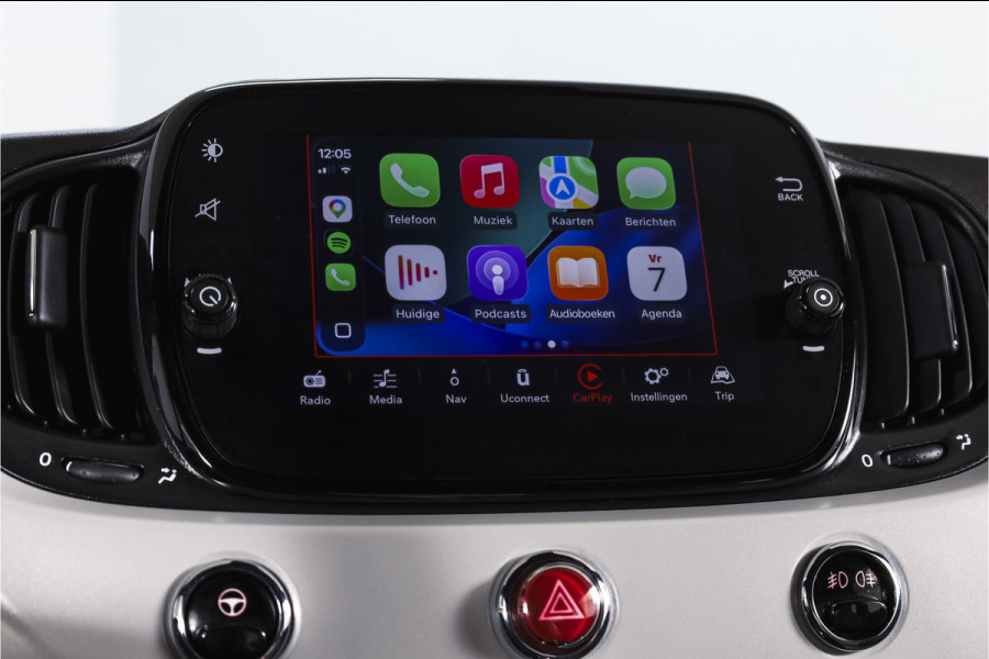 Fiat 500C 1.0 Hybrid Star Org. NL. | Bianco Stella | Cabrio | Cruise | PDC | NAV | ECC | DAB | LM 15" |