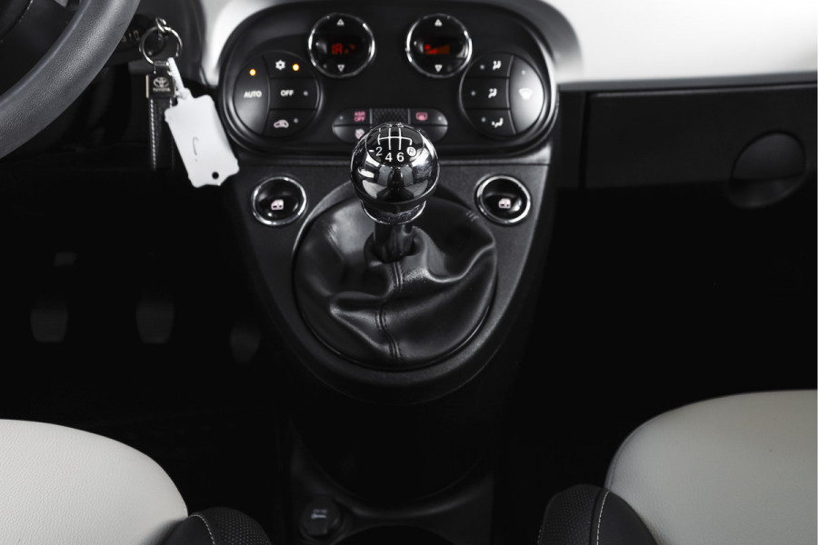 Fiat 500C 1.0 Hybrid Star Org. NL. | Bianco Stella | Cabrio | Cruise | PDC | NAV | ECC | DAB | LM 15" |