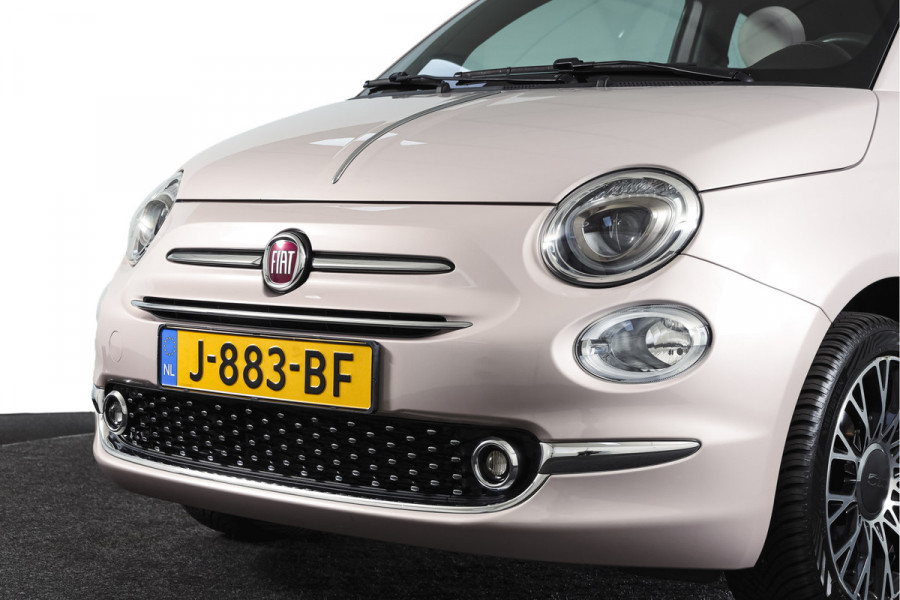 Fiat 500C 1.0 Hybrid Star Org. NL. | Bianco Stella | Cabrio | Cruise | PDC | NAV | ECC | DAB | LM 15" |