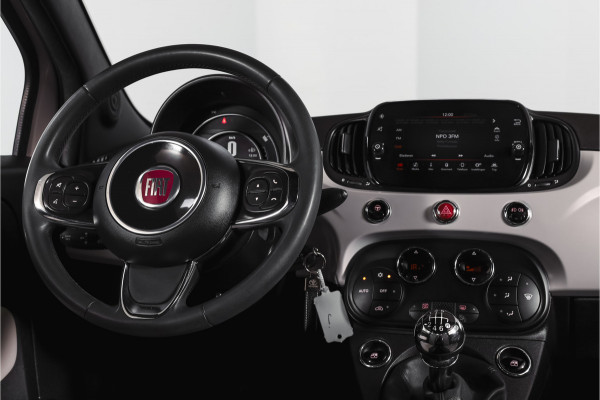 Fiat 500C 1.0 Hybrid Star Org. NL. | Bianco Stella | Cabrio | Cruise | PDC | NAV | ECC | DAB | LM 15" |