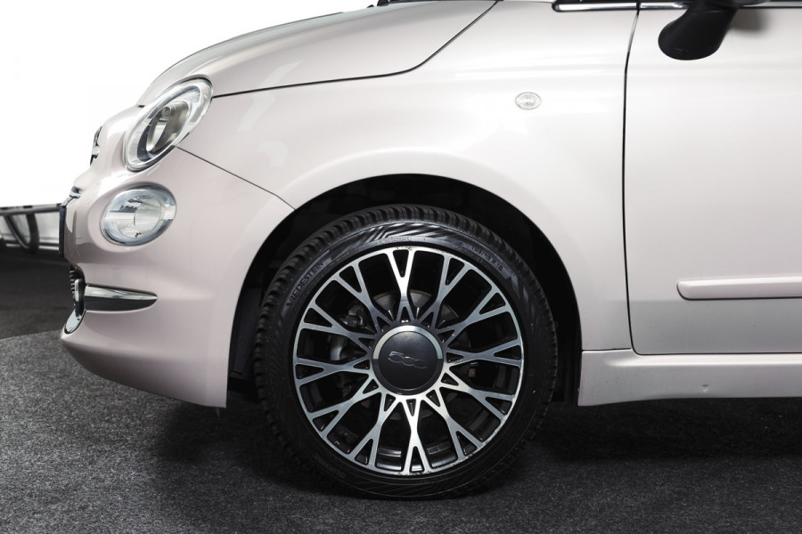 Fiat 500C 1.0 Hybrid Star Org. NL. | Bianco Stella | Cabrio | Cruise | PDC | NAV | ECC | DAB | LM 15" |