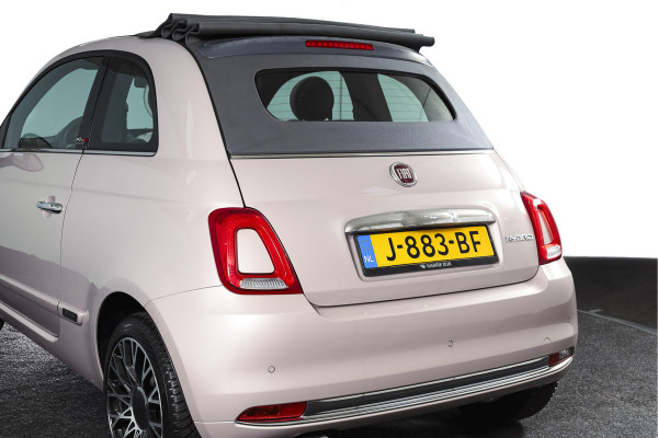 Fiat 500C 1.0 Hybrid Star Org. NL. | Bianco Stella | Cabrio | Cruise | PDC | NAV | ECC | DAB | LM 15" |
