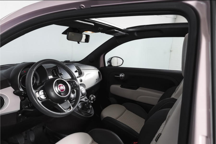 Fiat 500C 1.0 Hybrid Star Org. NL. | Bianco Stella | Cabrio | Cruise | PDC | NAV | ECC | DAB | LM 15" |