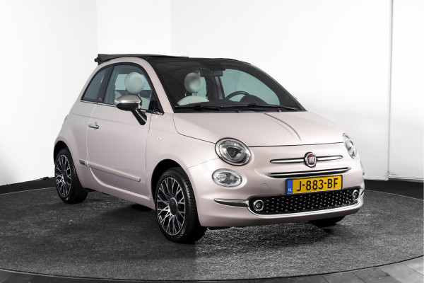 Fiat 500C 1.0 Hybrid Star Org. NL. | Bianco Stella | Cabrio | Cruise | PDC | NAV | ECC | DAB | LM 15" |