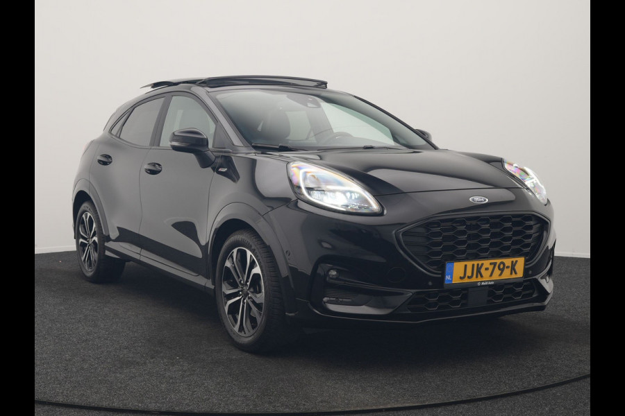 Ford Puma 1.0 EcoBoost ST-Line X 168pk Dealer O.H | Trekhaak Afn. | Panodak | Adaptive Cruise | Bang & Olufsen | Camera | Sportstoelen & Stuur Verwarmd | Keyless | Virtual | Navigatie | DAB | 17"L.M |