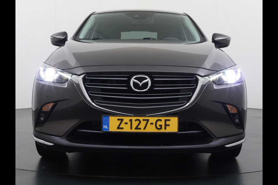 Mazda CX-3 2.0 SkyActiv-G 120 GT-M CAMERA | STOELVERWARMING | HEAD-UP DISPLAY | APPLE/ANDROID AUTO/CARPLAY | AFNEEMBARE TREKHAAK | VOLLEDIG ONDERHOUDEN | ALL-IN PRIJS | RIJKLAAR GELEVERD MET 12 MAANDEN BOVAG GARANTIE