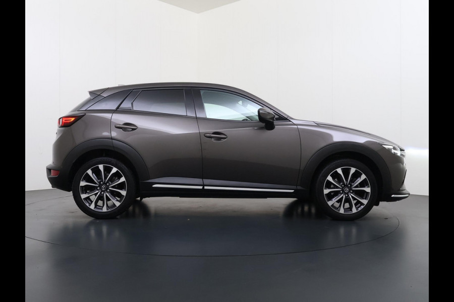 Mazda CX-3 2.0 SkyActiv-G 120 GT-M CAMERA | STOELVERWARMING | HEAD-UP DISPLAY | APPLE/ANDROID AUTO/CARPLAY | AFNEEMBARE TREKHAAK | VOLLEDIG ONDERHOUDEN | ALL-IN PRIJS | RIJKLAAR GELEVERD MET 12 MAANDEN BOVAG GARANTIE