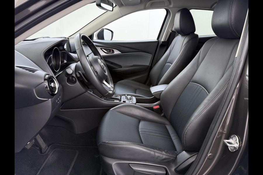 Mazda CX-3 2.0 SkyActiv-G 120 GT-M CAMERA | STOELVERWARMING | HEAD-UP DISPLAY | APPLE/ANDROID AUTO/CARPLAY | AFNEEMBARE TREKHAAK | VOLLEDIG ONDERHOUDEN | ALL-IN PRIJS | RIJKLAAR GELEVERD MET 12 MAANDEN BOVAG GARANTIE