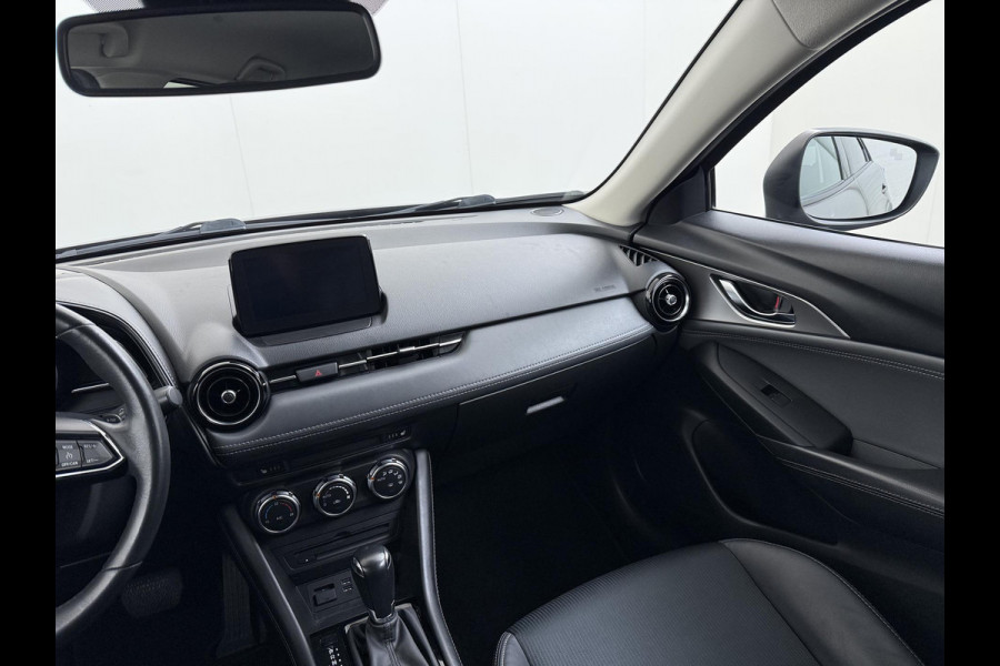 Mazda CX-3 2.0 SkyActiv-G 120 GT-M CAMERA | STOELVERWARMING | HEAD-UP DISPLAY | APPLE/ANDROID AUTO/CARPLAY | AFNEEMBARE TREKHAAK | VOLLEDIG ONDERHOUDEN | ALL-IN PRIJS | RIJKLAAR GELEVERD MET 12 MAANDEN BOVAG GARANTIE