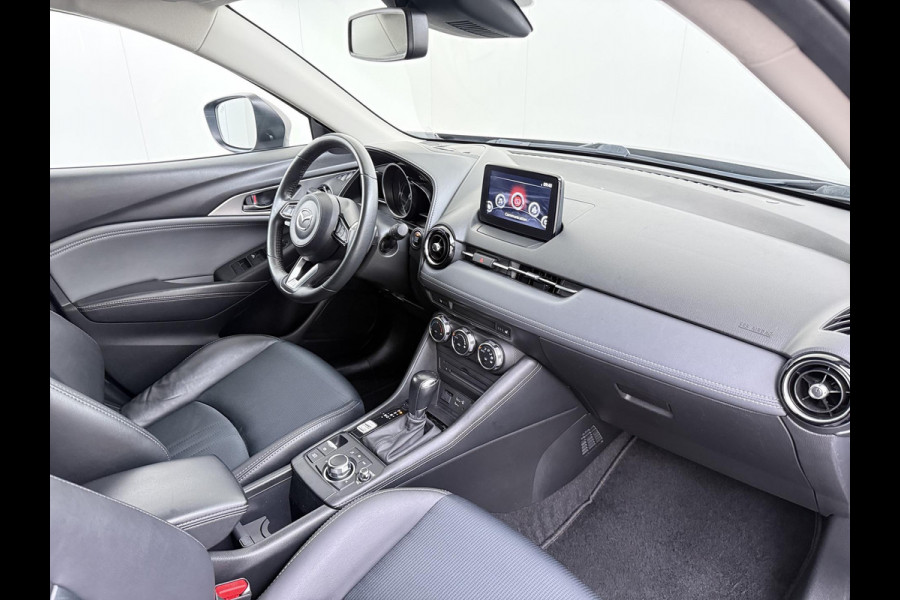 Mazda CX-3 2.0 SkyActiv-G 120 GT-M CAMERA | STOELVERWARMING | HEAD-UP DISPLAY | APPLE/ANDROID AUTO/CARPLAY | AFNEEMBARE TREKHAAK | VOLLEDIG ONDERHOUDEN | ALL-IN PRIJS | RIJKLAAR GELEVERD MET 12 MAANDEN BOVAG GARANTIE