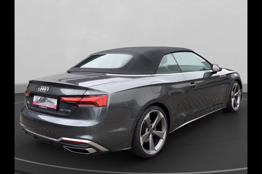 Audi A5 Cabriolet 35 Tfsi S-LINE ** LED, VIRTUAL, LEDER, NEKVERW, MASSAGE, 20-inch LMV ** UNFALLFREI - Slechts 29.403km (!) ** ** INFORMEER OOK NAAR ONZE AANTREKKELIJKE FINANCIAL-LEASE TARIEVEN **