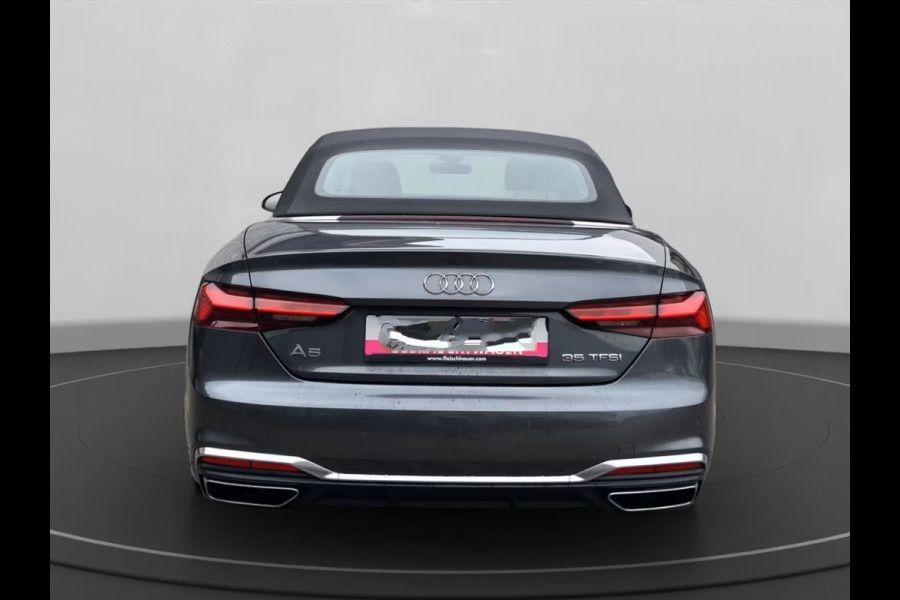 Audi A5 Cabriolet 35 Tfsi S-LINE ** LED, VIRTUAL, LEDER, NEKVERW, MASSAGE, 20-inch LMV ** UNFALLFREI - Slechts 29.403km (!) ** ** INFORMEER OOK NAAR ONZE AANTREKKELIJKE FINANCIAL-LEASE TARIEVEN **