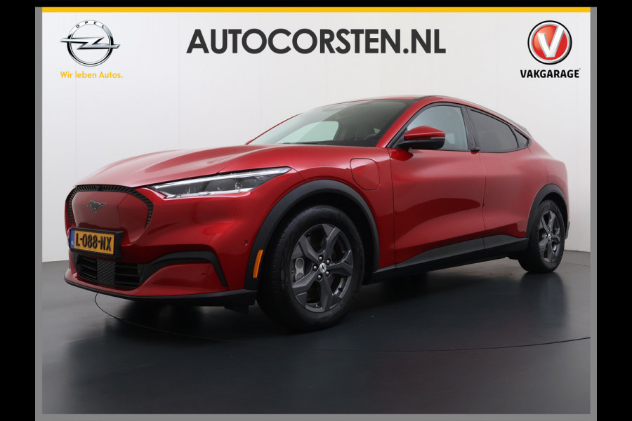 Ford Mustang Mach-E Extended RWD 98kWh SOH 94% Trekhaak Adap.Cruise B&O-Audio Leder 360°Camera Stoel+Stuurverwarming Navi Ecc Apple Carplay A Lmv 18" Privacy Glas Pdc Voorruitverwarming DAB Elek.Achterklep Keyless Dodehoekwaarschuwing 1e Eigenaar 750KG Trekgewicht Origineel Nederlandse Auto