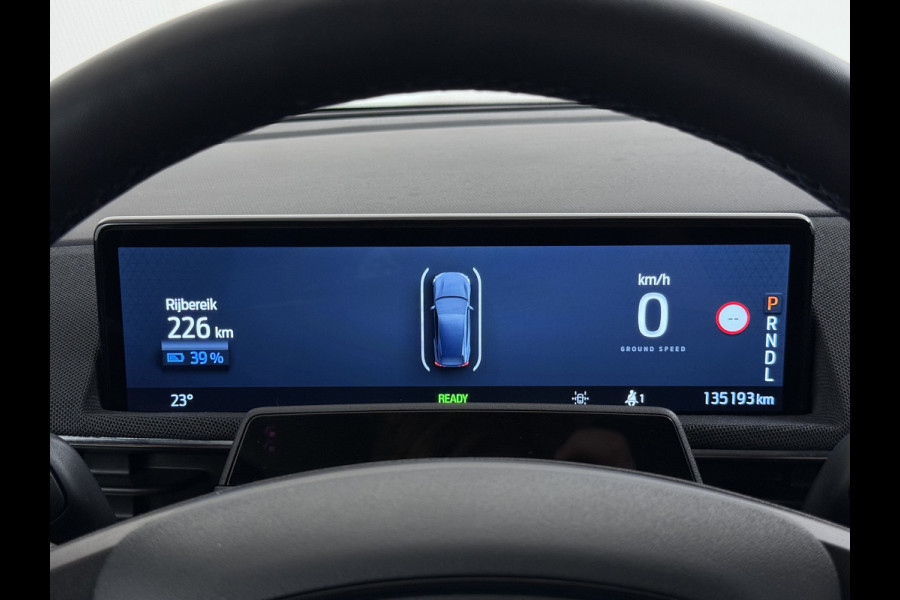Ford Mustang Mach-E Extended RWD 98kWh SOH 94% Trekhaak Adap.Cruise B&O-Audio Leder 360°Camera Stoel+Stuurverwarming Navi Ecc Apple Carplay A Lmv 18" Privacy Glas Pdc Voorruitverwarming DAB Elek.Achterklep Keyless Dodehoekwaarschuwing 1e Eigenaar 750KG Trekgewicht Origineel Nederlandse Auto