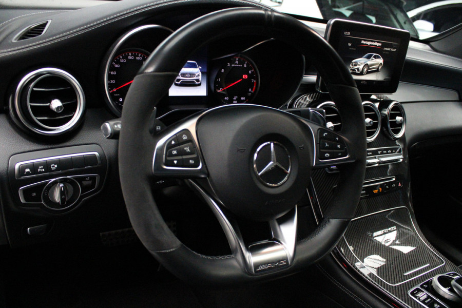 Mercedes-Benz GLC Coupé AMG 63 S 4M+ Ceramic Burmester 360° Camera Schuif-/ kanteldak Leer Navi Camera Stoelventilatie Stoelverwarming Climate Memory seats PTS LM velgen