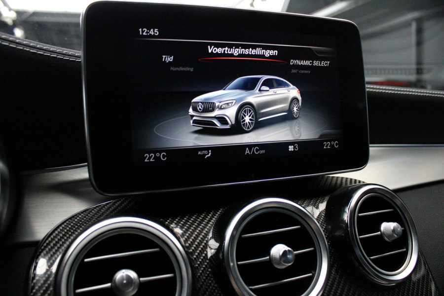 Mercedes-Benz GLC Coupé AMG 63 S 4M+ Ceramic Burmester 360° Camera Schuif-/ kanteldak Leer Navi Camera Stoelventilatie Stoelverwarming Climate Memory seats PTS LM velgen