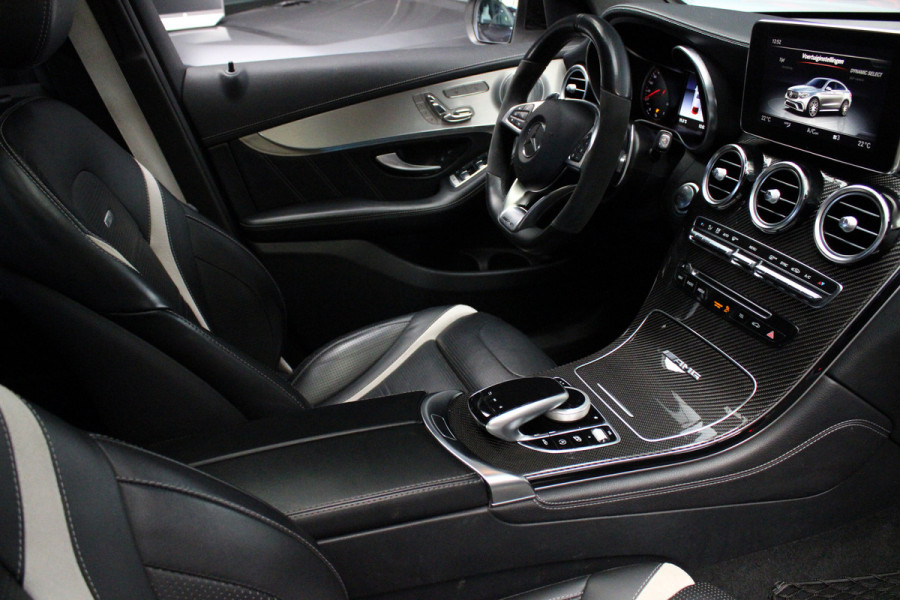 Mercedes-Benz GLC Coupé AMG 63 S 4M+ Ceramic Burmester 360° Camera Schuif-/ kanteldak Leer Navi Camera Stoelventilatie Stoelverwarming Climate Memory seats PTS LM velgen