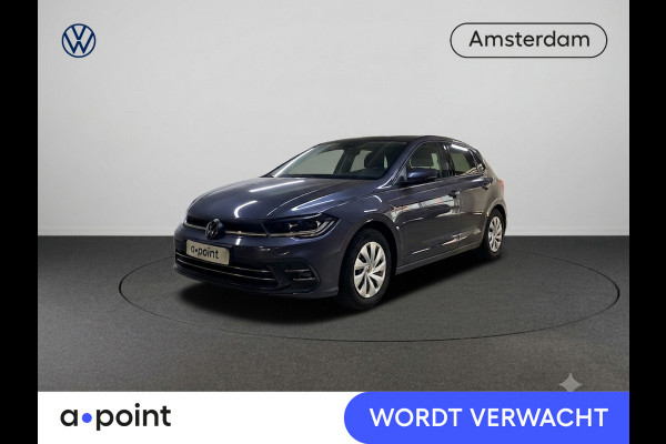 Volkswagen Polo 1.0 TSI Style 110 pk Automaat (DSG) | Navigatie via App | Parkeersensoren | Autom. airco | Matrix LED koplampen | Stoelverwarming | Digital Cockpit Pro |