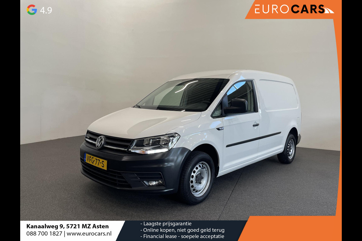 Volkswagen Caddy 1.4 TGI L2H1 EcoFuel Maxi Comfortline Airco Cruise PDC Verwarmbare voorruit Comfortstoelen Alarm Bluetooth Schuifdeur