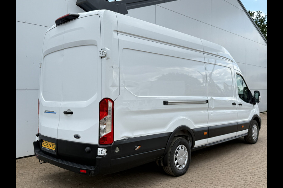 Ford E-Transit 68kWh L4H3 316km WLTP BEV Snelladen Carplay Climate control 360° camera Parkeersensoren v+a Stoelverwarming