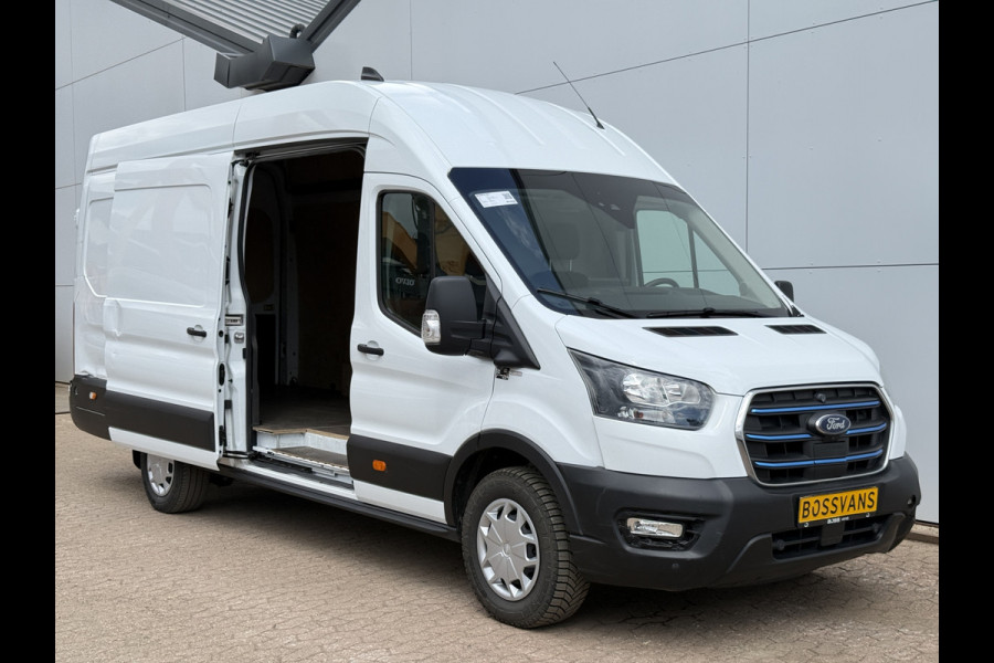 Ford E-Transit 68kWh L4H3 316km WLTP BEV Snelladen Carplay Climate control 360° camera Parkeersensoren v+a Stoelverwarming