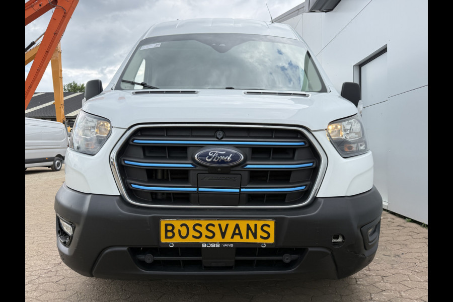 Ford E-Transit 68kWh L4H3 316km WLTP BEV Snelladen Carplay Climate control 360° camera Parkeersensoren v+a Stoelverwarming