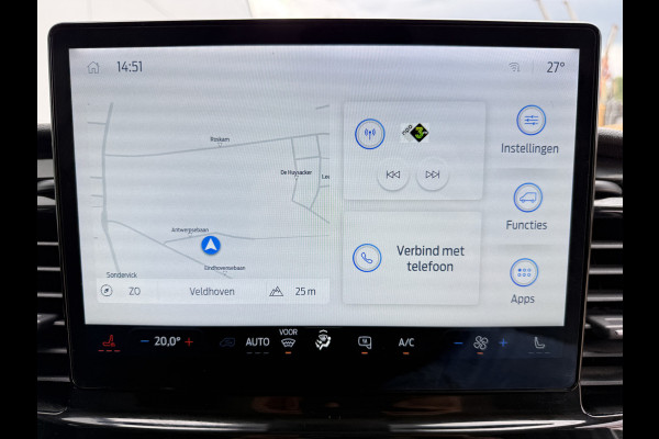 Ford E-Transit 68kWh L4H3 316km WLTP BEV Snelladen Carplay Climate control 360° camera Parkeersensoren v+a Stoelverwarming