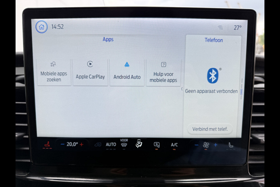 Ford E-Transit 68kWh L4H3 316km WLTP BEV Snelladen Carplay Climate control 360° camera Parkeersensoren v+a Stoelverwarming