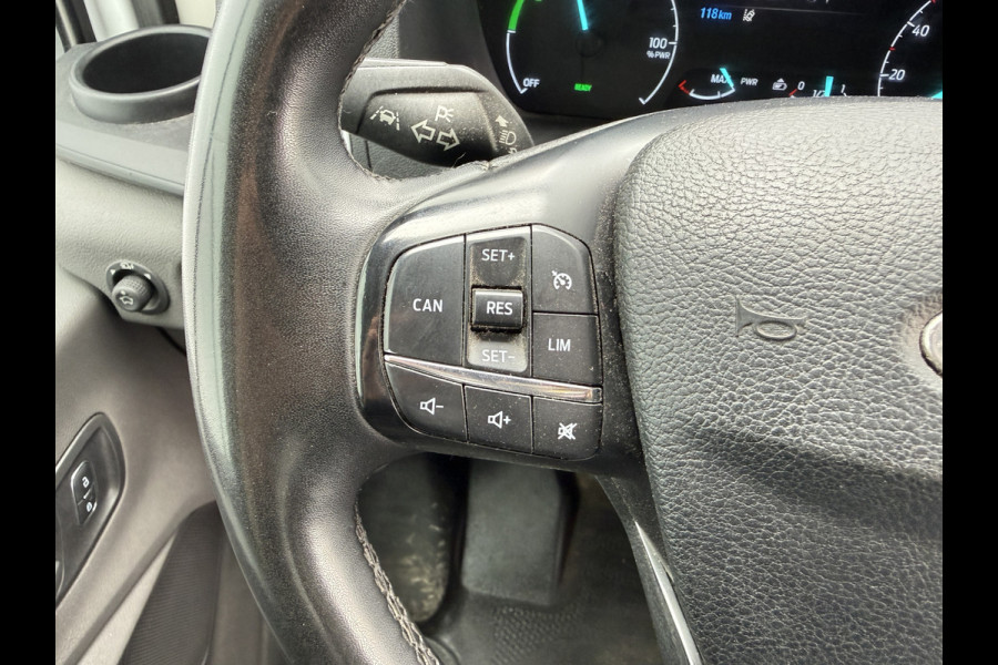 Ford E-Transit 68kWh L4H3 316km WLTP BEV Snelladen Carplay Climate control 360° camera Parkeersensoren v+a Stoelverwarming