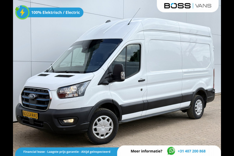 Ford E-Transit 68kWh 184PK L3H3 317km WLTP 98.5% (SOH) BEV Snelladen 360° Camera Climate Control Cruise Control Navigatie Carplay Parkeersensoren voor achter