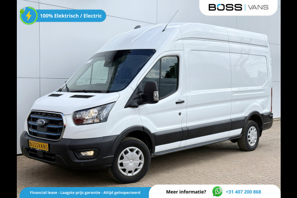 Ford E-Transit 68kWh 184PK L3H3 317km WLTP 98.5% (SOH) BEV Snelladen 360° Camera Climate Control Cruise Control Navigatie Carplay Parkeersensoren voor achter