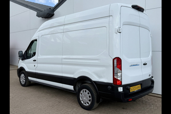 Ford E-Transit 68kWh 184PK L3H3 317km WLTP 98.5% (SOH) BEV Snelladen 360° Camera Climate Control Cruise Control Navigatie Carplay Parkeersensoren voor achter
