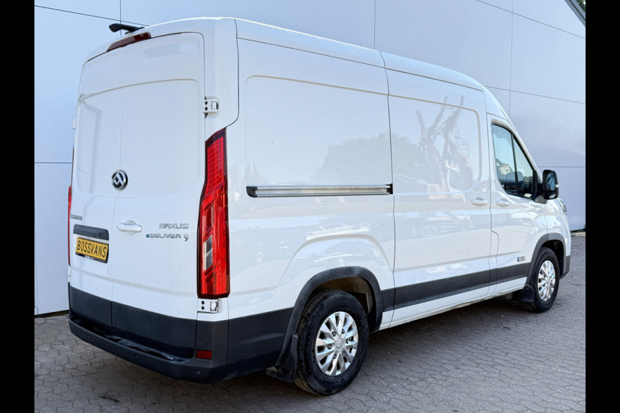 Maxus eDeliver 9 72 kWh 204PK L2H2 280km WLTP Snelladen LED Carplay Cruise control Camera Airco Parkeersensoren v+a