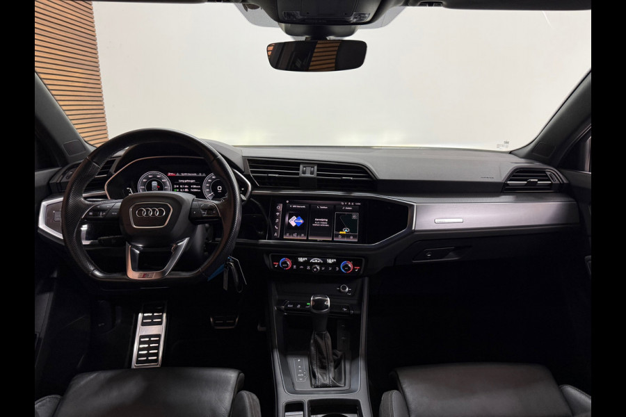 Audi Q3 45 TFSI e S line | 245 PK | Virtual Cockpit Plus | Camera | Black Optics | Leder | 2022