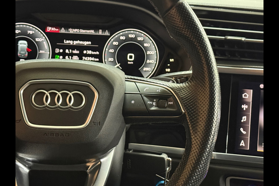 Audi Q3 45 TFSI e S line | 245 PK | Virtual Cockpit Plus | Camera | Black Optics | Leder | 2022