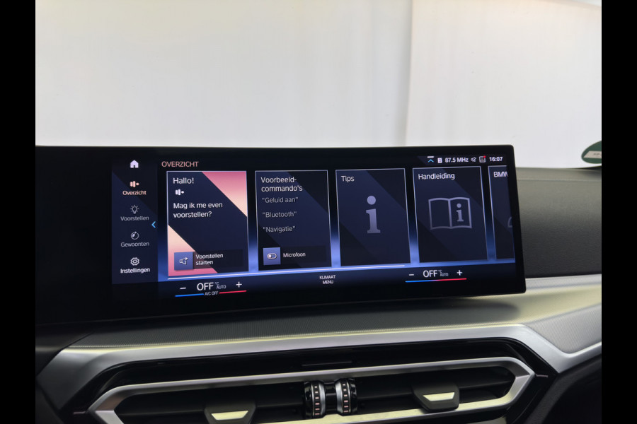 BMW i4 eDrive40 High Executive 84 kWh [3-Fase-11kW] {SoH-98%} (INCL.BTW) *PANO | HEAD-UP | LEATHER | LASER-LED | HARMAN/KARDON | HEATED-SPORTSEATS | WIDESCREEN-DIGI-COCKPIT | CAMERA | DAB+ | PRIVACY-GLASS | NAVI-FULLMAP | ECC | PDC | 18''ALU*