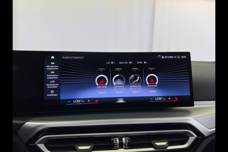 BMW i4 eDrive40 High Executive 84 kWh [3-Fase-11kW] {SoH-98%} (INCL.BTW) *PANO | HEAD-UP | LEATHER | LASER-LED | HARMAN/KARDON | HEATED-SPORTSEATS | WIDESCREEN-DIGI-COCKPIT | CAMERA | DAB+ | PRIVACY-GLASS | NAVI-FULLMAP | ECC | PDC | 18''ALU*