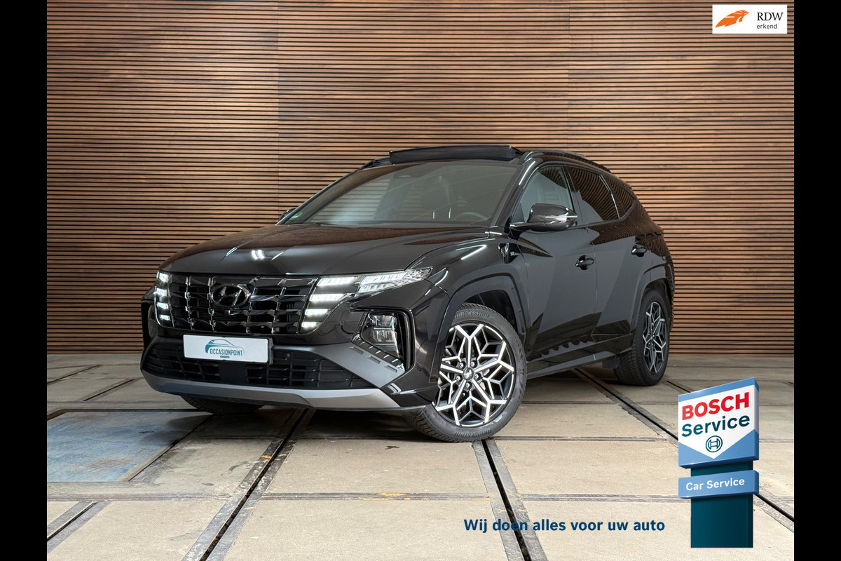 Hyundai Tucson 1.6 T-GDI | N-Line Sky | Pano | Mild-hybride | Winterpakket | 19inch | Adapt cruise | Camera | Bomvol |