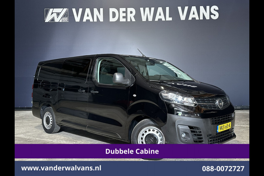 Opel Vivaro 2.0 CDTI 123pk Automaat L3H1 Dubbele Cabine Euro6 Airco | 5-Zits | Camera | Navigatie | Apple Carplay Cruisecontrol, Parkeersensoren
