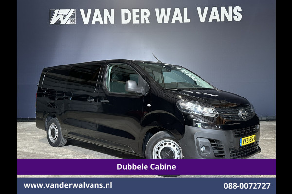 Opel Vivaro 2.0 CDTI 123pk Automaat L3H1 Dubbele Cabine Euro6 Airco | 5-Zits | Camera | Navigatie | Apple Carplay Cruisecontrol, Parkeersensoren