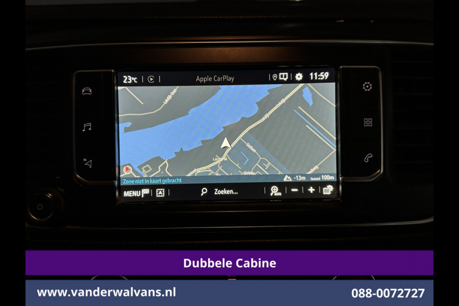 Opel Vivaro 2.0 CDTI 123pk Automaat L3H1 Dubbele Cabine Euro6 Airco | 5-Zits | Camera | Navigatie | Apple Carplay Cruisecontrol, Parkeersensoren