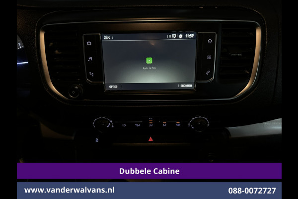 Opel Vivaro 2.0 CDTI 123pk Automaat L3H1 Dubbele Cabine Euro6 Airco | 5-Zits | Camera | Navigatie | Apple Carplay Cruisecontrol, Parkeersensoren