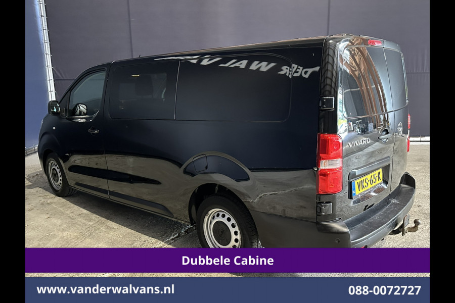 Opel Vivaro 2.0 CDTI 123pk Automaat L3H1 Dubbele Cabine Euro6 Airco | 5-Zits | Camera | Navigatie | Apple Carplay Cruisecontrol, Parkeersensoren