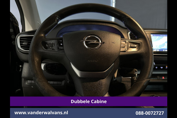 Opel Vivaro 2.0 CDTI 123pk Automaat L3H1 Dubbele Cabine Euro6 Airco | 5-Zits | Camera | Navigatie | Apple Carplay Cruisecontrol, Parkeersensoren