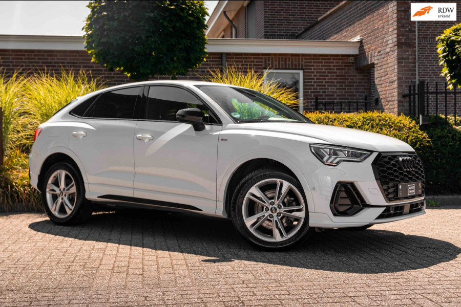 Audi Q3 Sportback 45 TFSI e S Edition 245 PK S-Line ACC Matrix LED Keyless B&O Black Optic Camera 19''