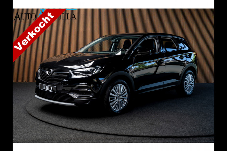 Opel Grandland X 1.2 Turbo Aut. Leer Navi Camera PDC Climate Stoelverwarming voor en achter Stuurverwarming Carplay Cruise LM velgen
