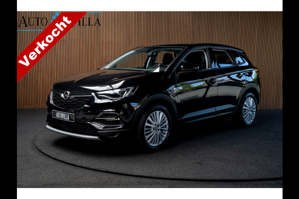 Opel Grandland X 1.2 Turbo Aut. Leer Navi Camera PDC Climate Stoelverwarming voor en achter Stuurverwarming Carplay Cruise LM velgen